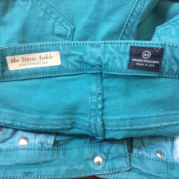 AG ADRIANO GOLDSCHMIED STEVIE STRAIGHT ANKLE COLOR JEAN - Picture 7 of 8